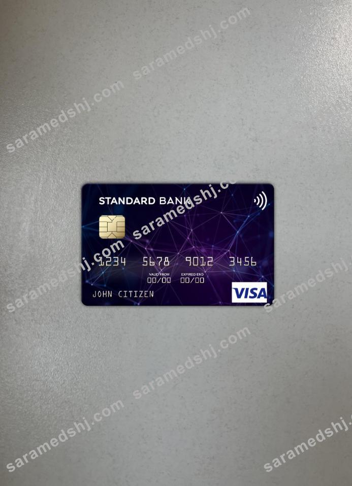 Angola Standard Bank visa card photolook front